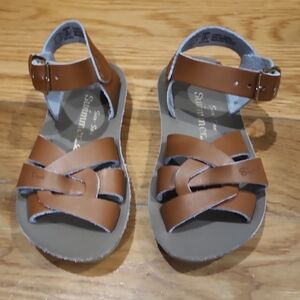 Brown Salt Water Sandals - size 8 Toddler